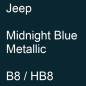 Preview: Jeep, Midnight Blue Metallic, B8 / HB8.